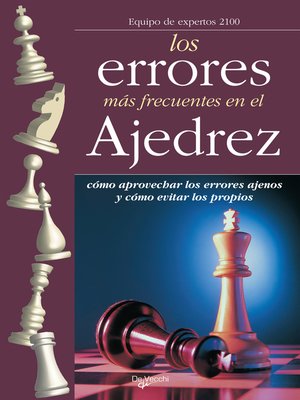 cover image of Errores en el ajedrez